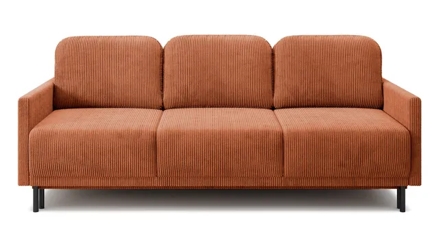 selsey-schlafsofa-hamiel-3-sitzer-ausklappbar-mit-stauraum-sofa-kupferfarbener-c image 1