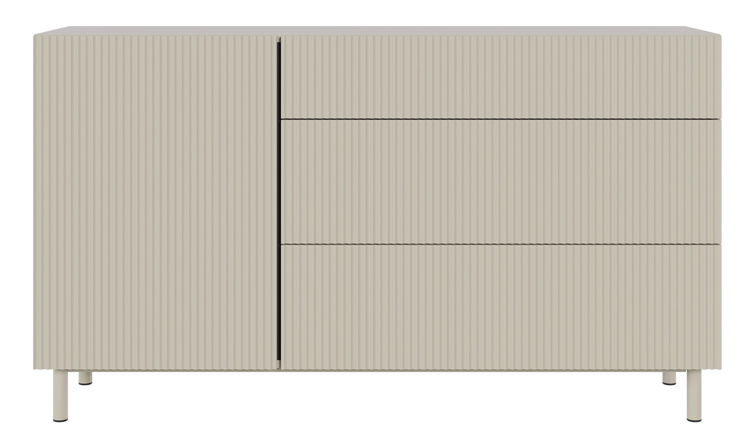 selsey-veldio-new-eint-rige-kommode-140-cm-grau-beige-mit-gefr-ster-front-und-3- image 4