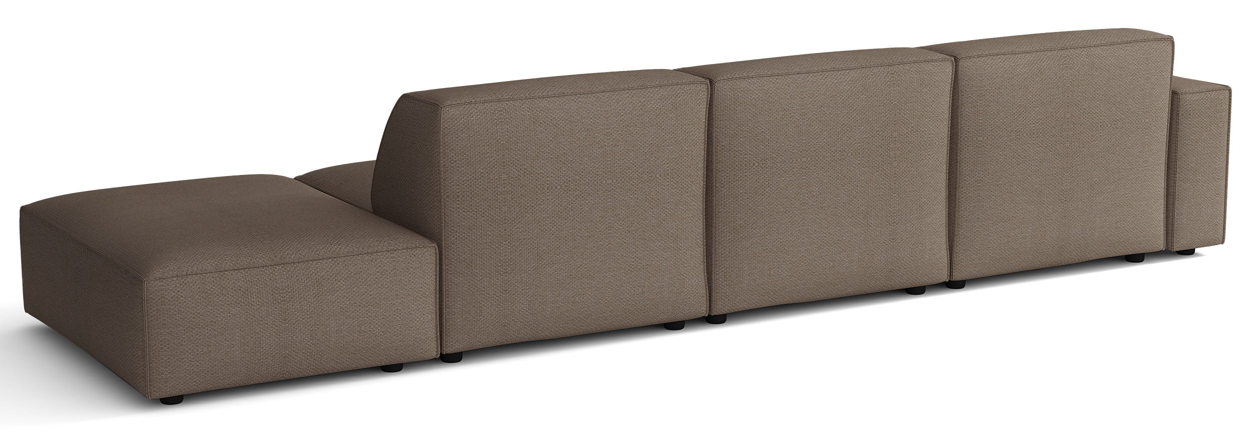 selsey-sellmo-modulare-eckcouch-l-form-links-mit-hocker-hellbrauner-chenille image 4