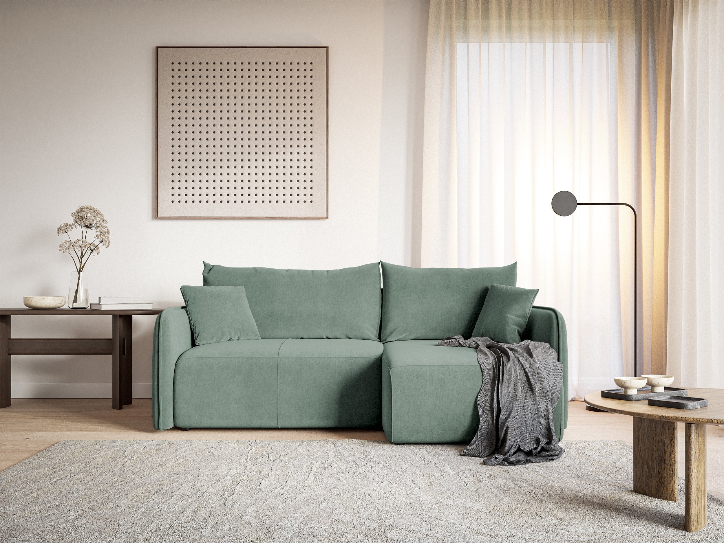 selsey-mamla-ecksofa-mit-schlaffunktion-l-form-salbeigr-n-hydrophober-samt-mit-s image 3