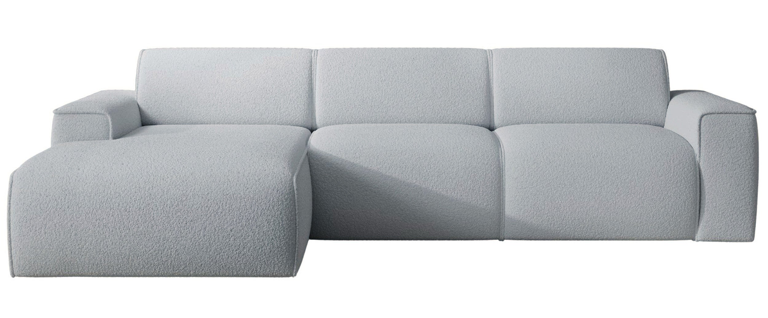 selsey-bouvi-ecksofa-l-form-links-hellgrau-boucl-stoff image 1