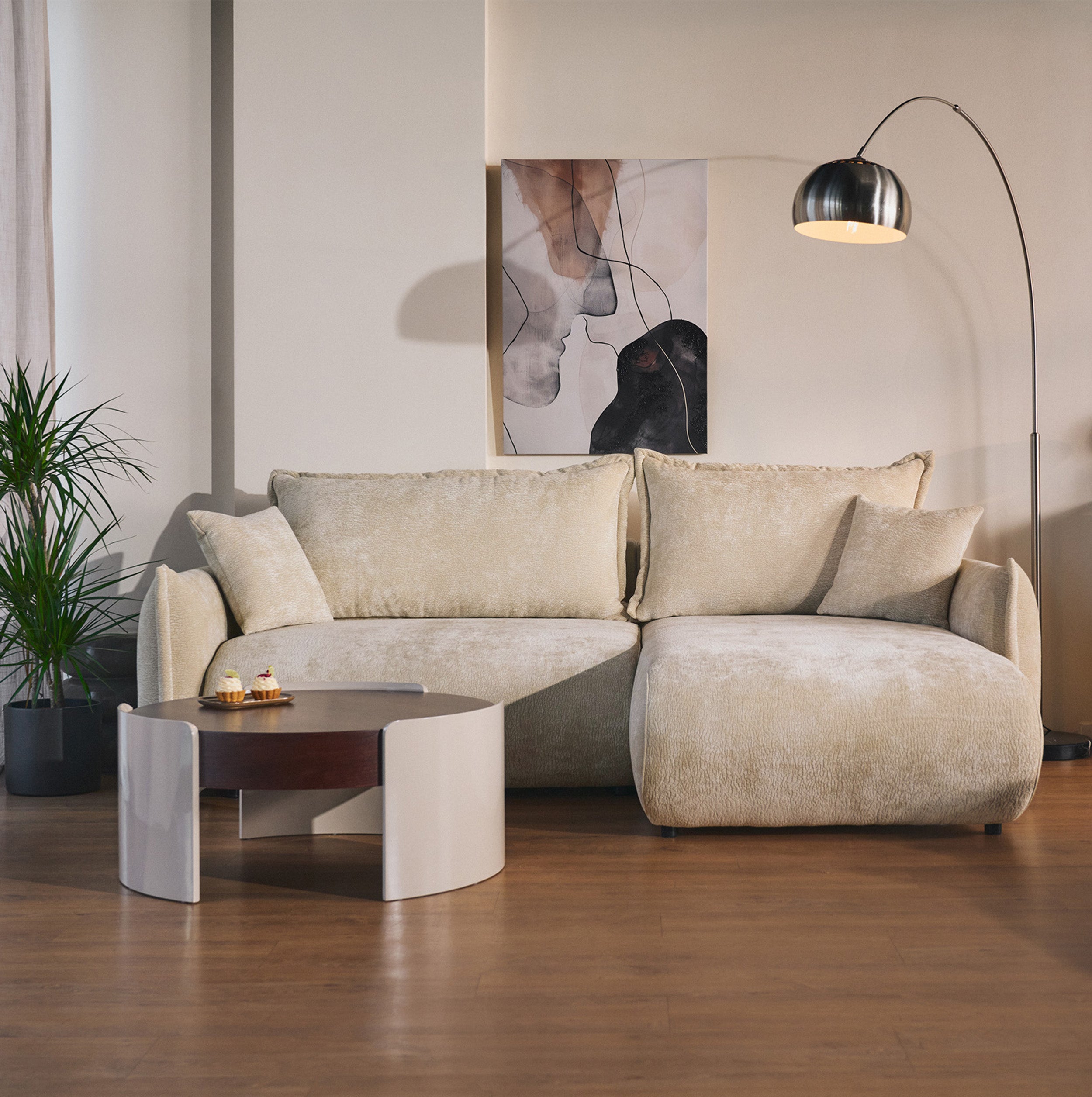 selsey-cushi-ecksofa-mit-schlaffunktion-rechts-l-form-mit-stauraum-beige-chenill image 1