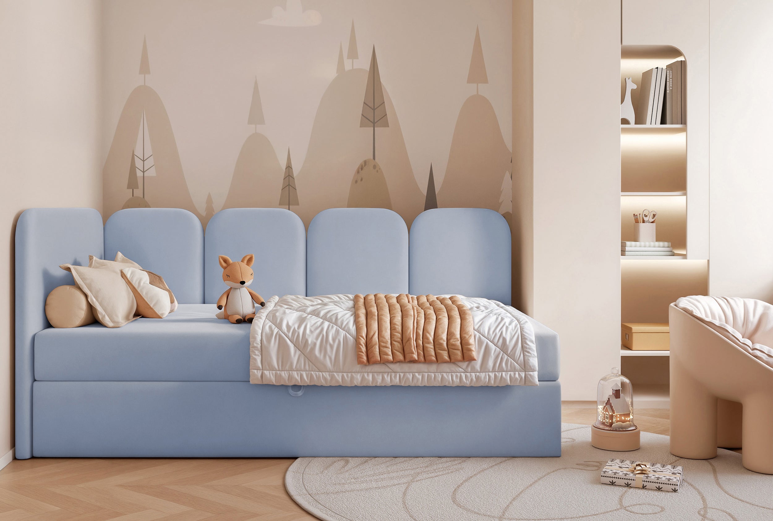 selsey-jugendbett-nubini-90x200-cm-linksseitig-mit-stauraum-hellblauer-wasserabw image 4
