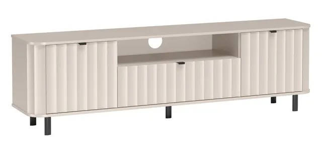 selsey-novado-tv-schrank-196-cm-kaschmir-mit-2-t-ren-schublade-und-fach-schwarze image 1
