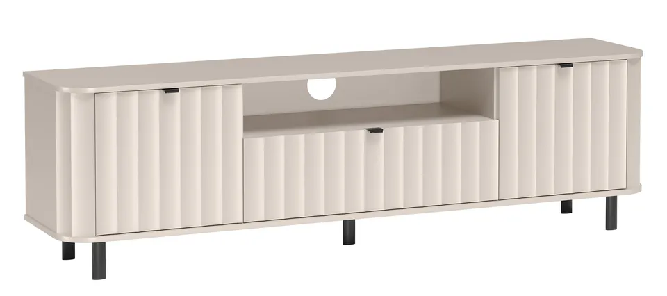 selsey-novado-tv-schrank-196-cm-kaschmir-mit-2-t-ren-schublade-und-fach-schwarze image 1