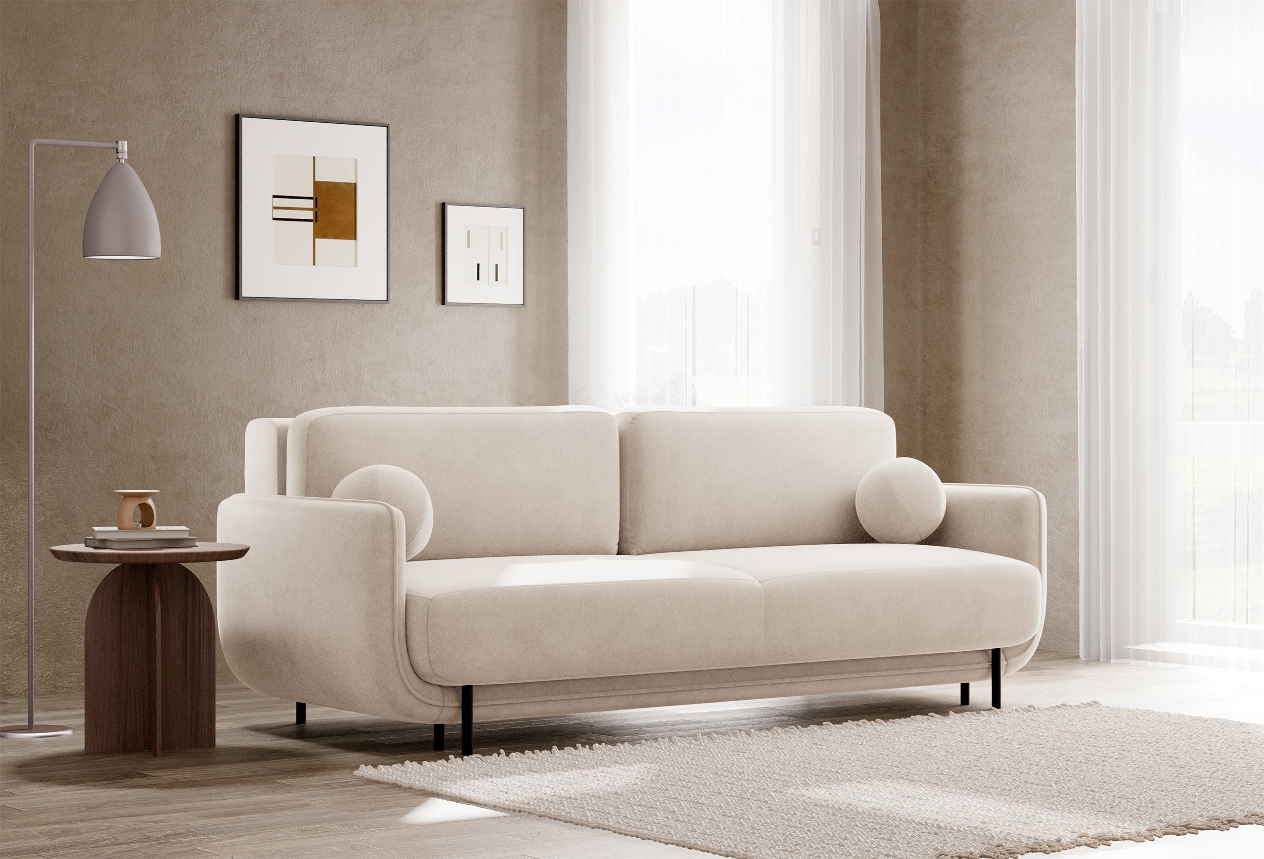 selsey-ovals-3-sitzer-schlafsofa-hellbeige-samt image 2