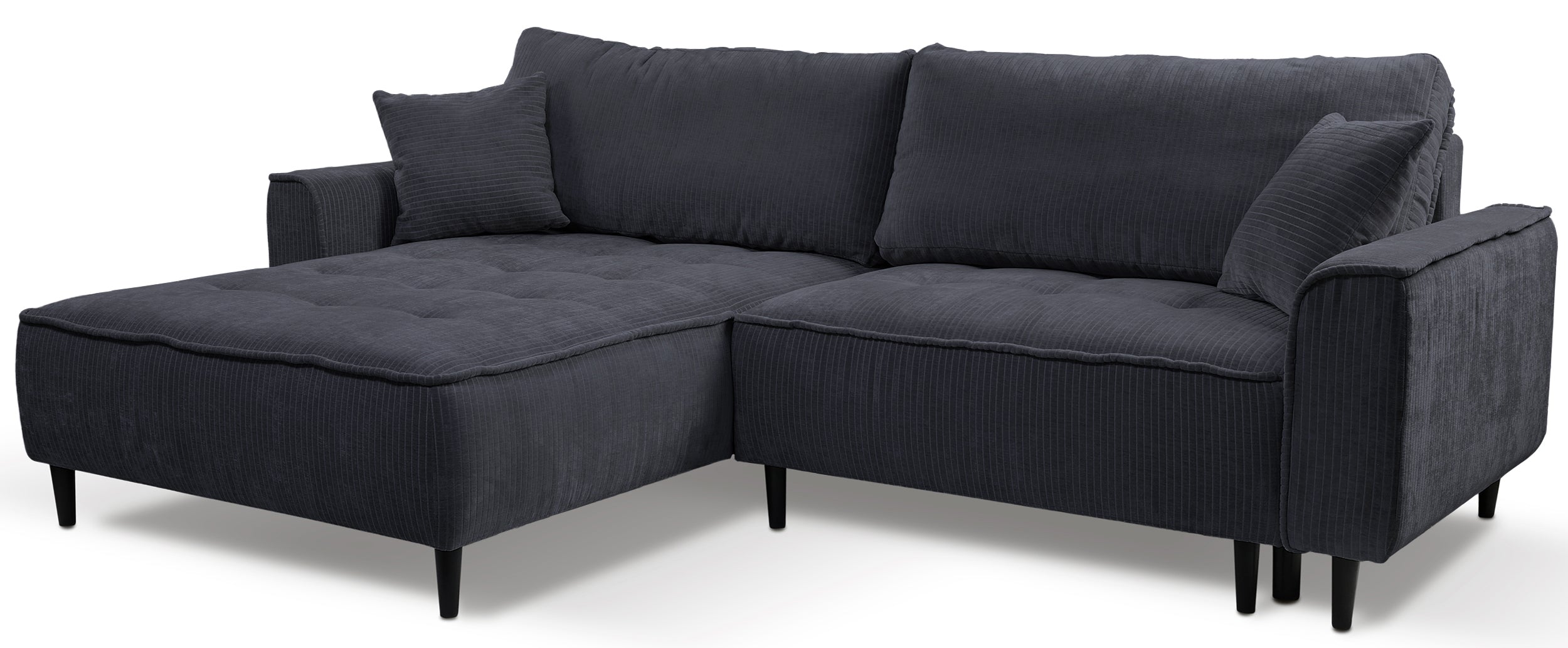 selsey-blues-ecksofa-mit-schlaffunktion-l-f-rmig-linksseitig-grafit-cord-mit-sta image 1