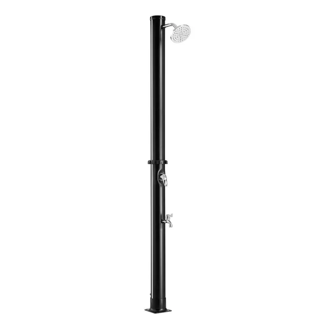 juskys-solardusche-victoria-20-liter-schwarz-mit-regendusche image 1