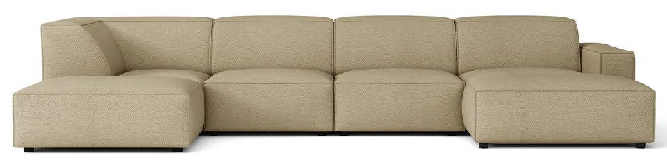 selsey-sellmo-gro-es-u-f-rmiges-modulares-ecksofa-links-mit-pouf-dunkelbeige-hyd image 1
