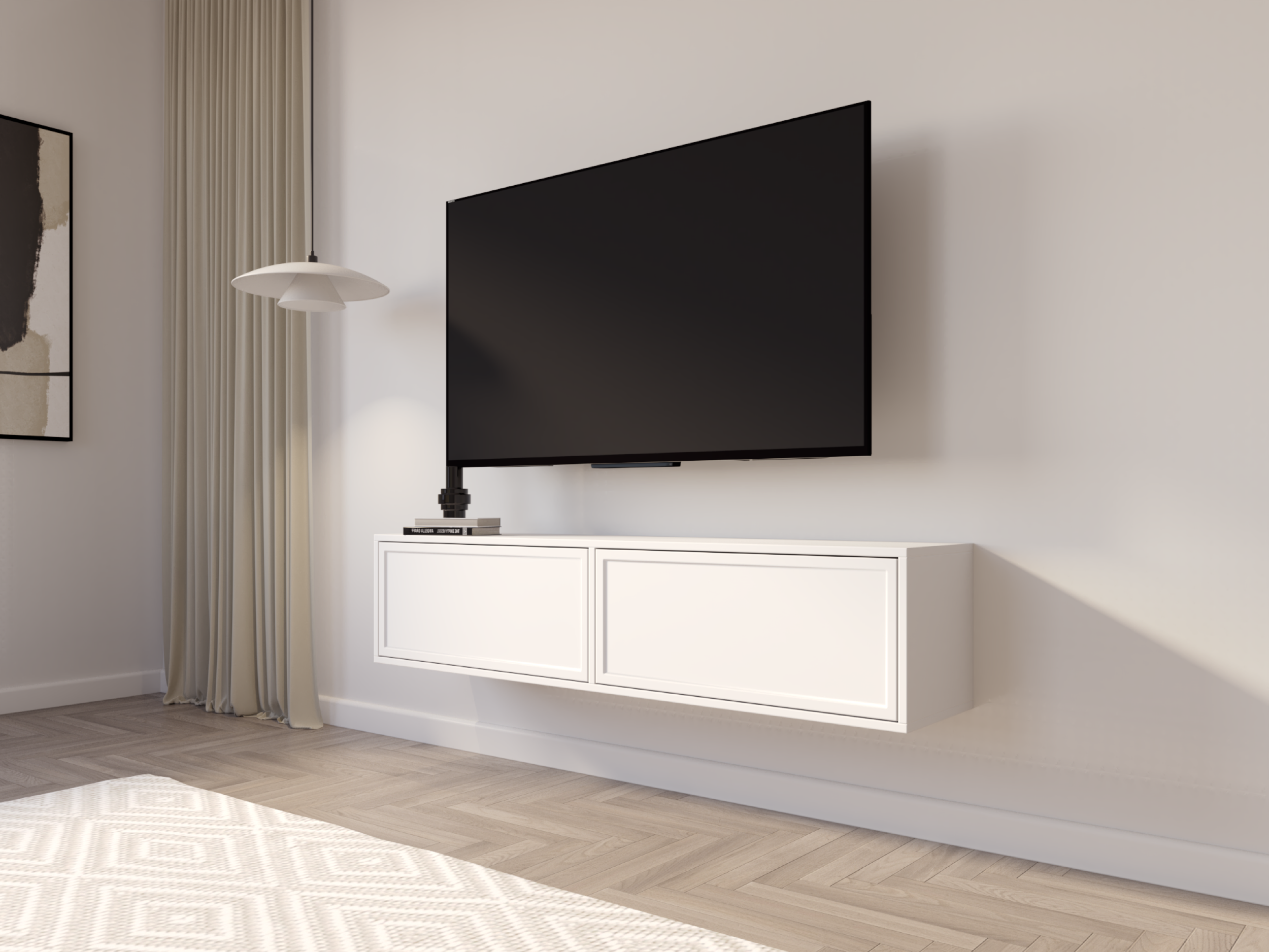 selsey-velveto-h-ngender-tv-schrank-140-cm-wei-mit-zwei-klappt-ren image 4