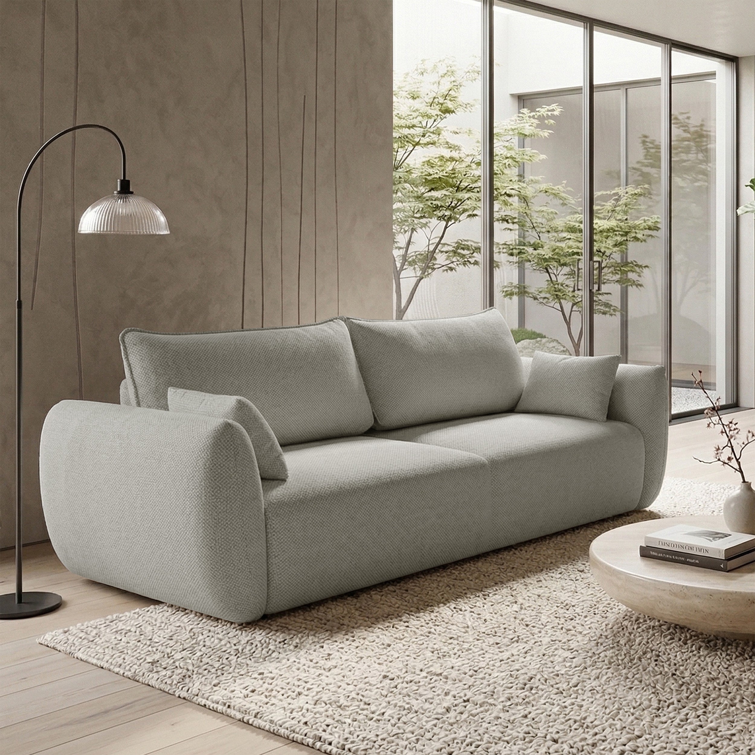 selsey-zordo-dreisitziges-ausklappbares-sofa-mit-stauraum-grau-beige-chenille image 2