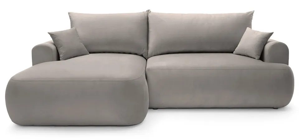 selsey-ovo-ecksofa-mit-schlaffunktion-l-links-mit-stauraum-hellgrauer-samtvelour image 1