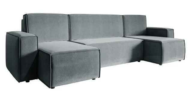 selsey-copertino-u-ecksofa-mit-schlaffunktion-und-stauraum-grau-wasserabweisende image 1