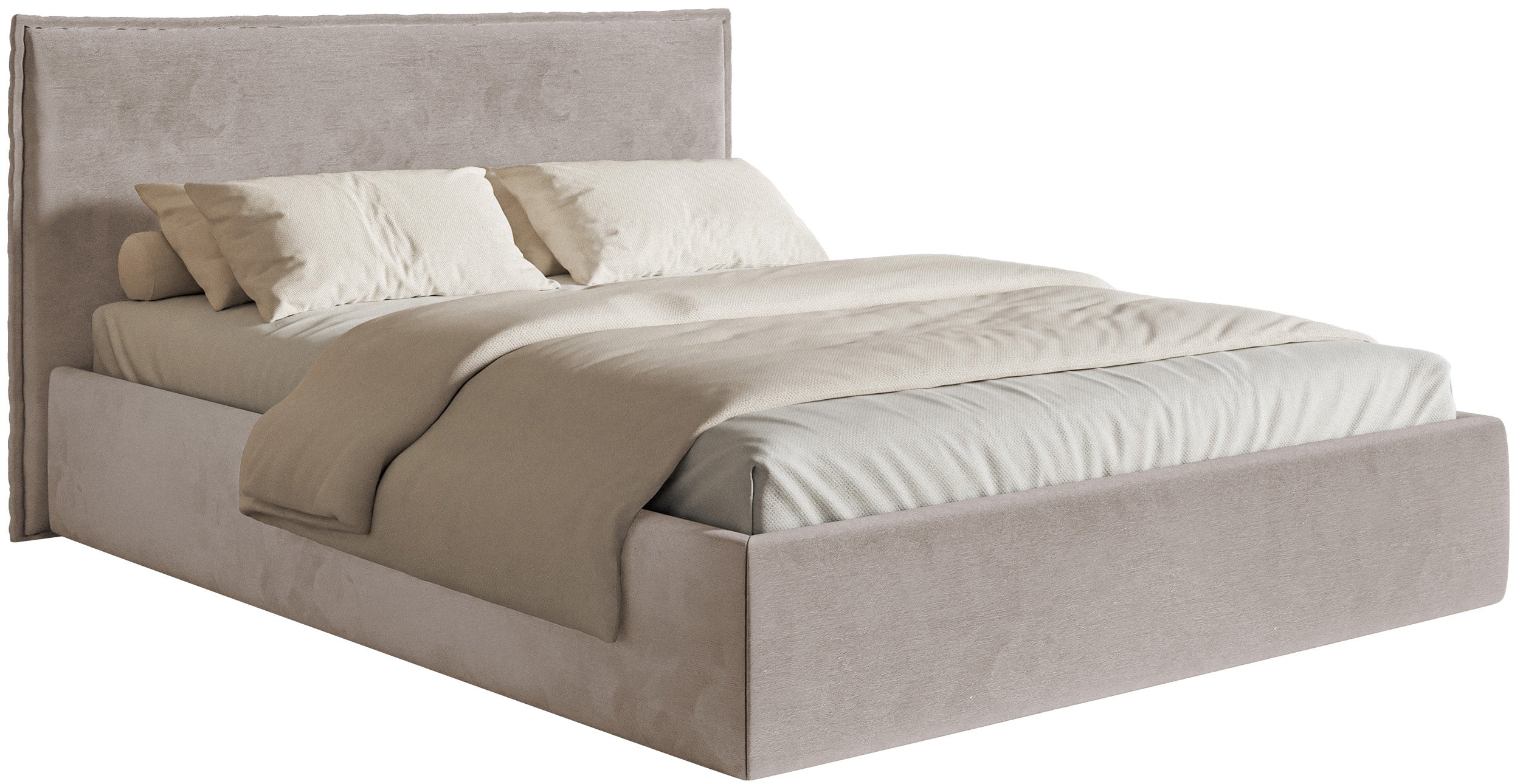 selsey-softie-slim-gepolstertes-bett-160x200-cm-hellgrau-samt-wasserabweisend-mi image 7