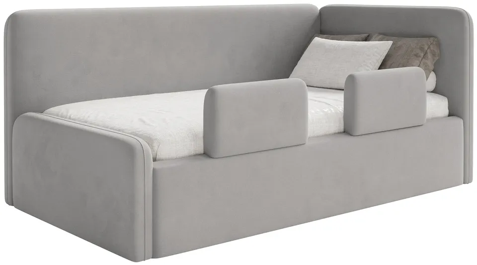 selsey-fanklo-jugendbett-120x200-cm-rechtsseitig-mit-stauraum-hellgrau-samt image 1