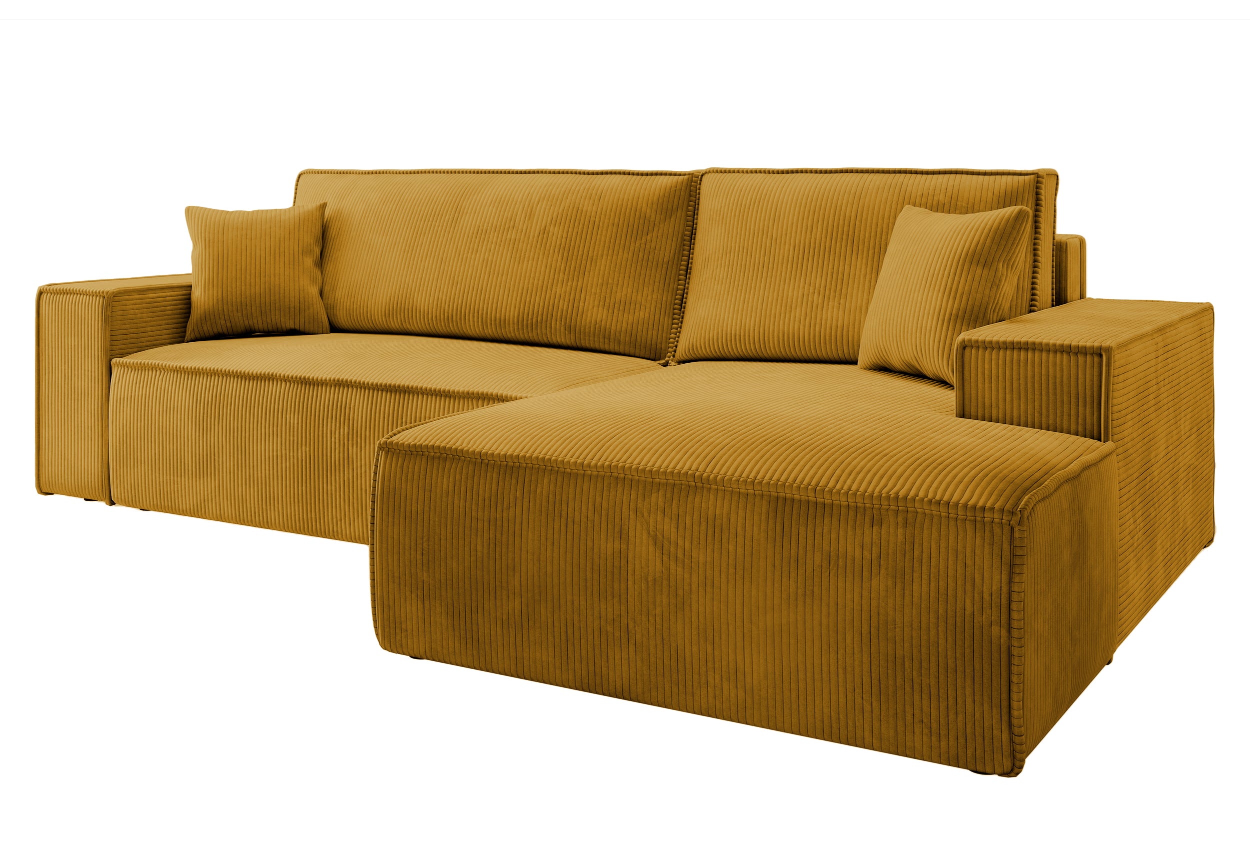selsey-farese-new-ecksofa-l-f-rmig-rechts-mit-schlaffunktion-senfgelber-cord image 4