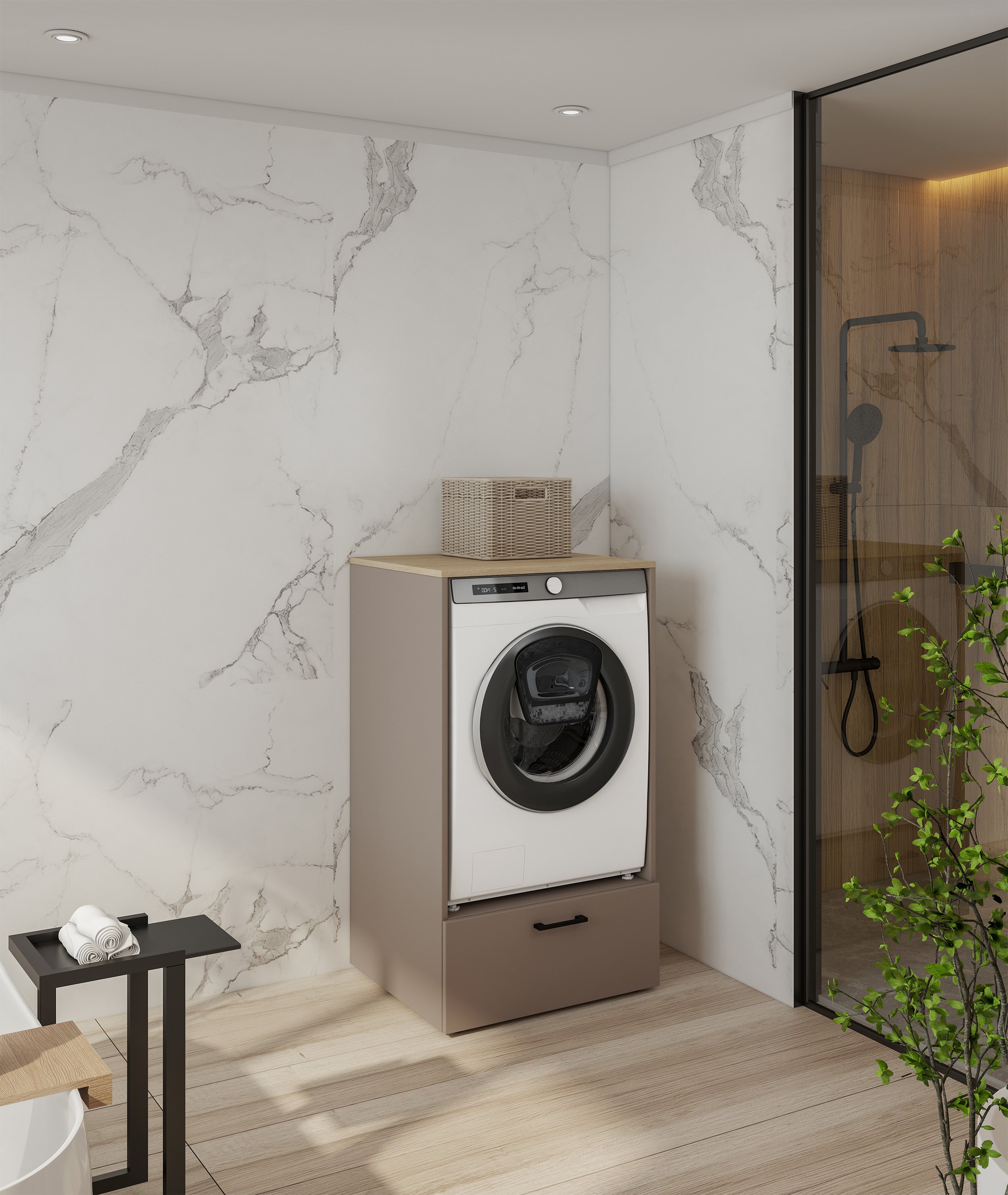 selsey-congo-schrank-f-r-die-waschmaschine-rosa-mit-schublade-ge-lte-eiche image 2