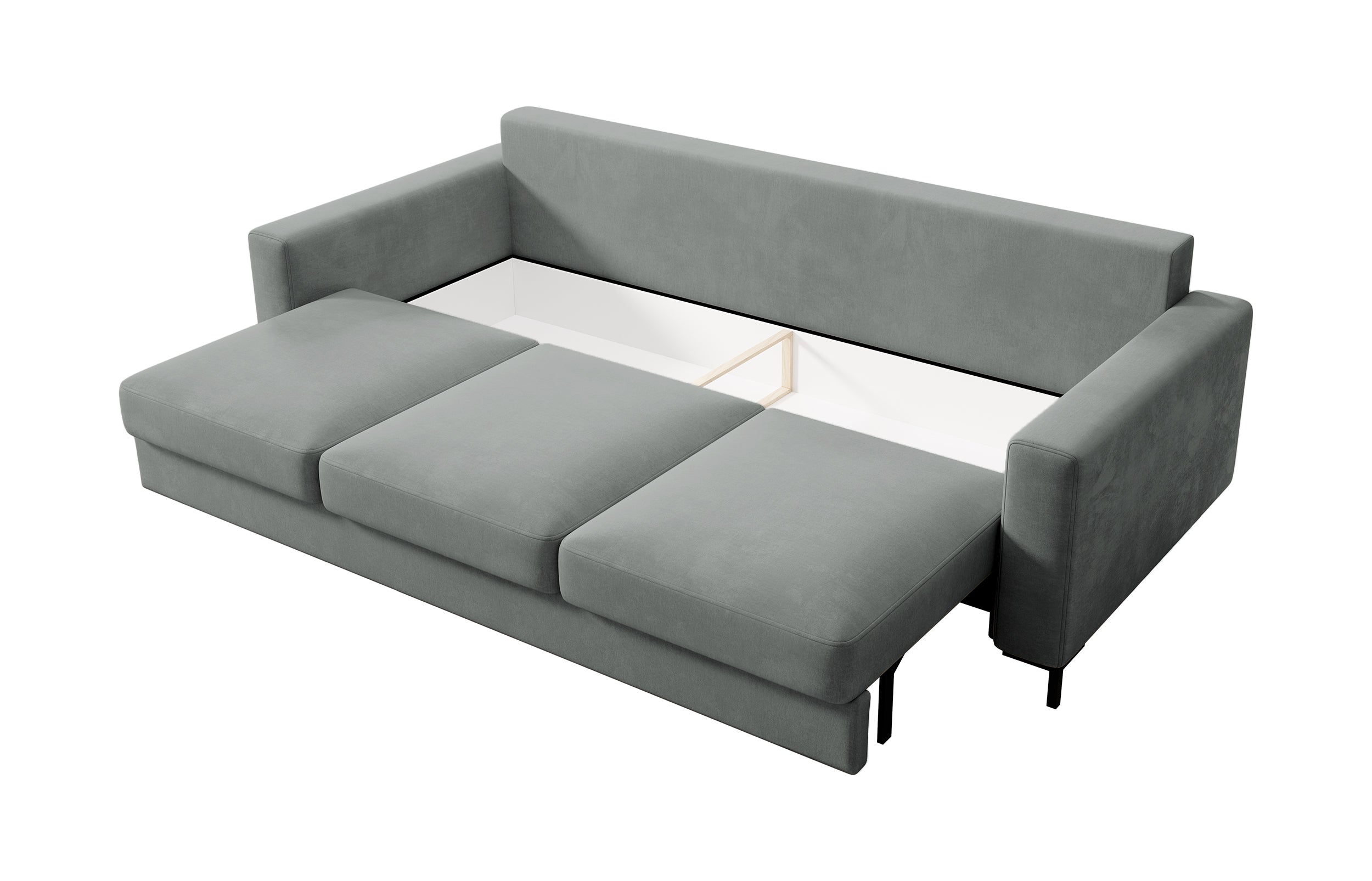 selsey-mokpeo-dreisitziges-schlafsofa-mit-stauraum-grauer-samtbezug image 6