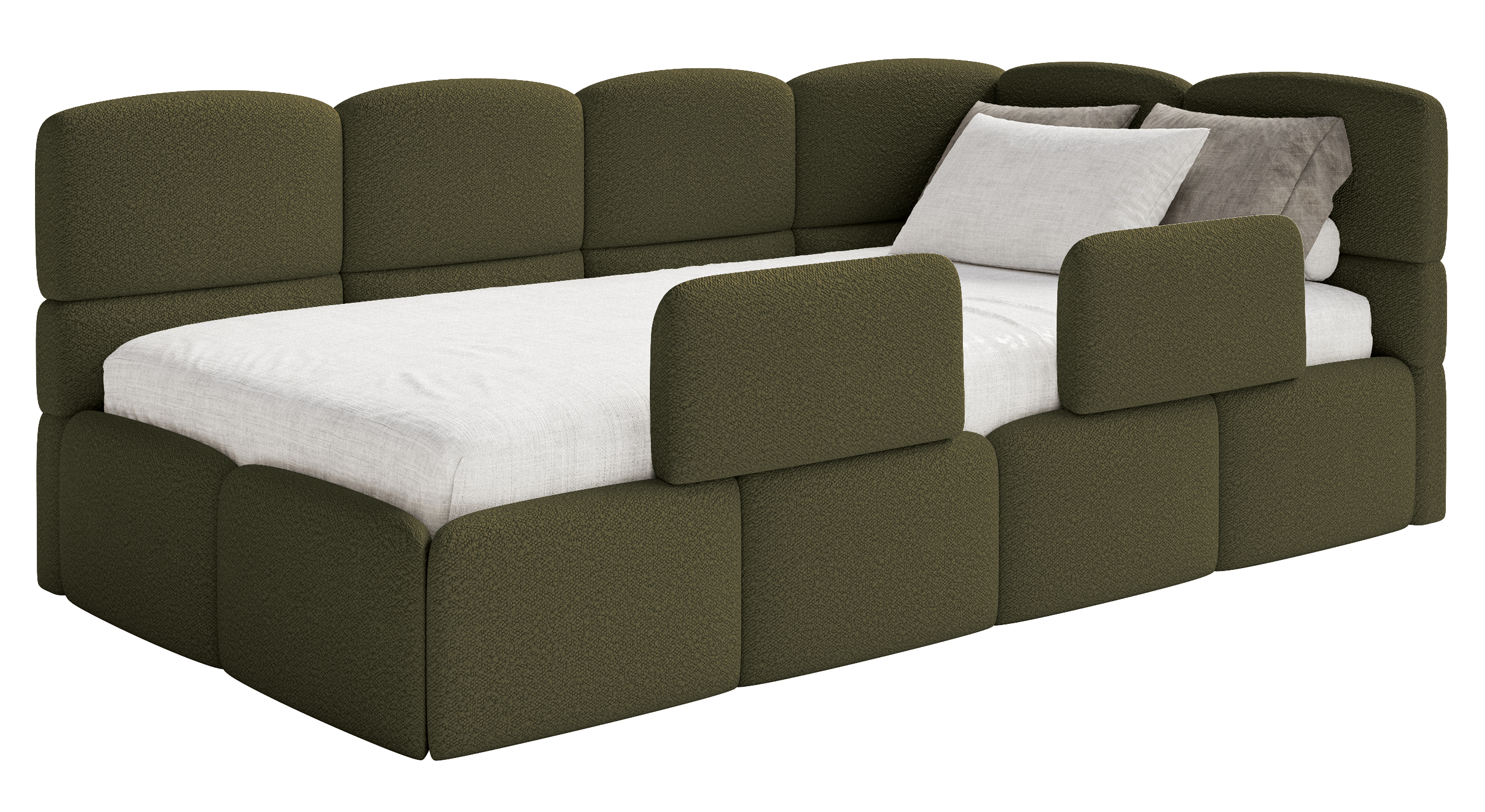 selsey-cloudy-jugendbett-90x200-cm-rechtsseitig-mit-stauraum-olivgr-ne-boucl-sch image 1