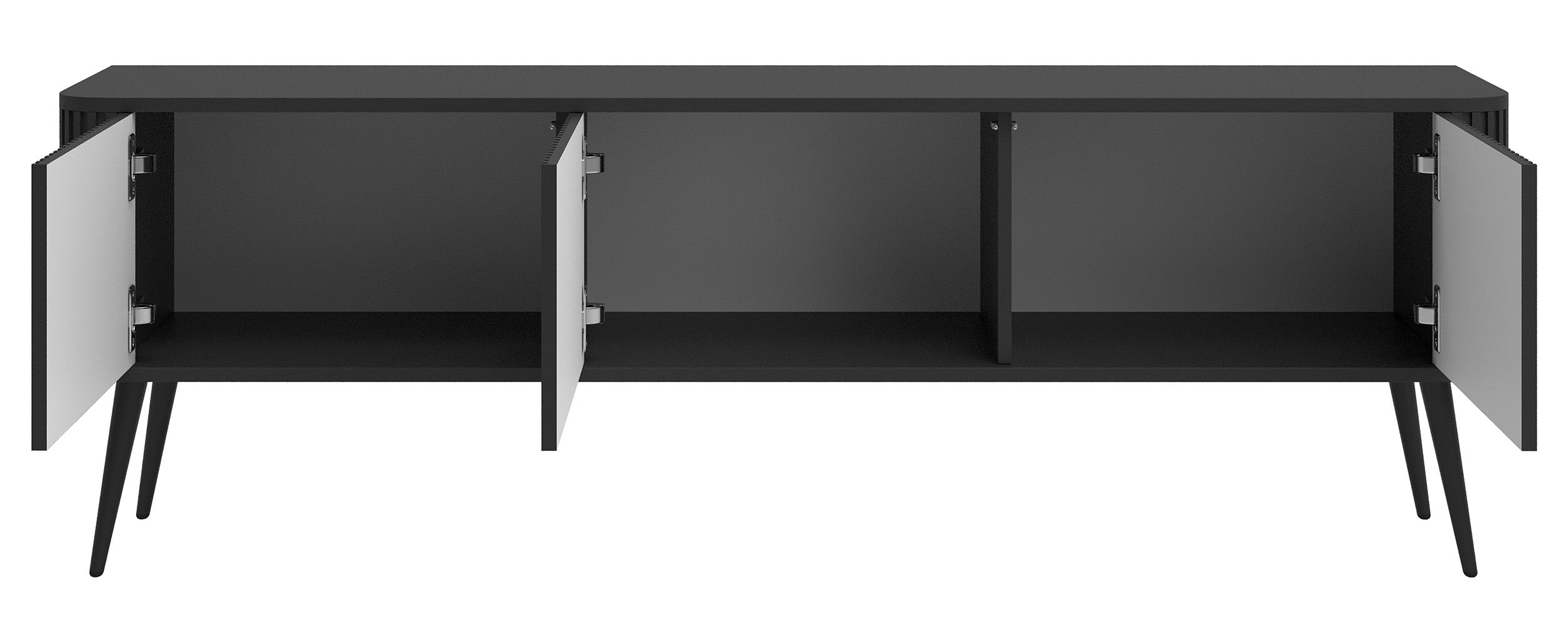 selsey-ovarlo-tv-schrank-dreit-rig-163-cm-schwarz-mit-rillen image 4