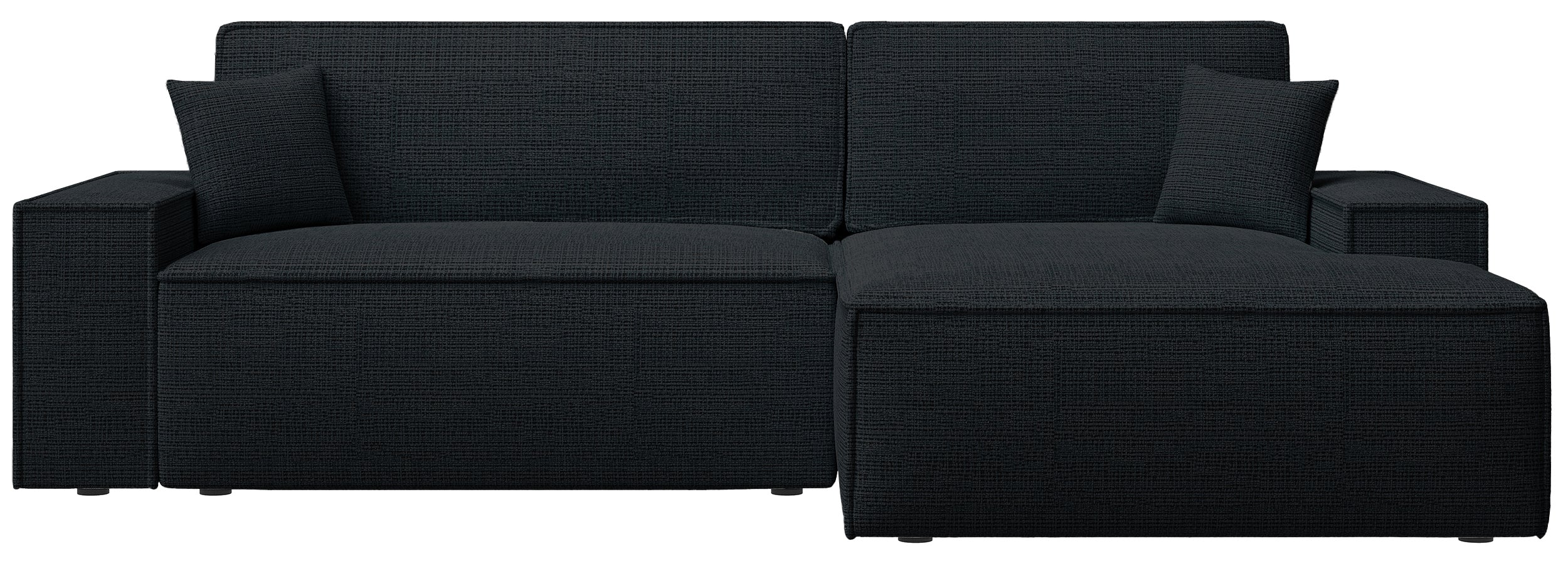 selsey-farese-new-ecksofa-mit-schlaffunktion-l-f-rmig-rechts-schwarz-samt-mit-st image 1