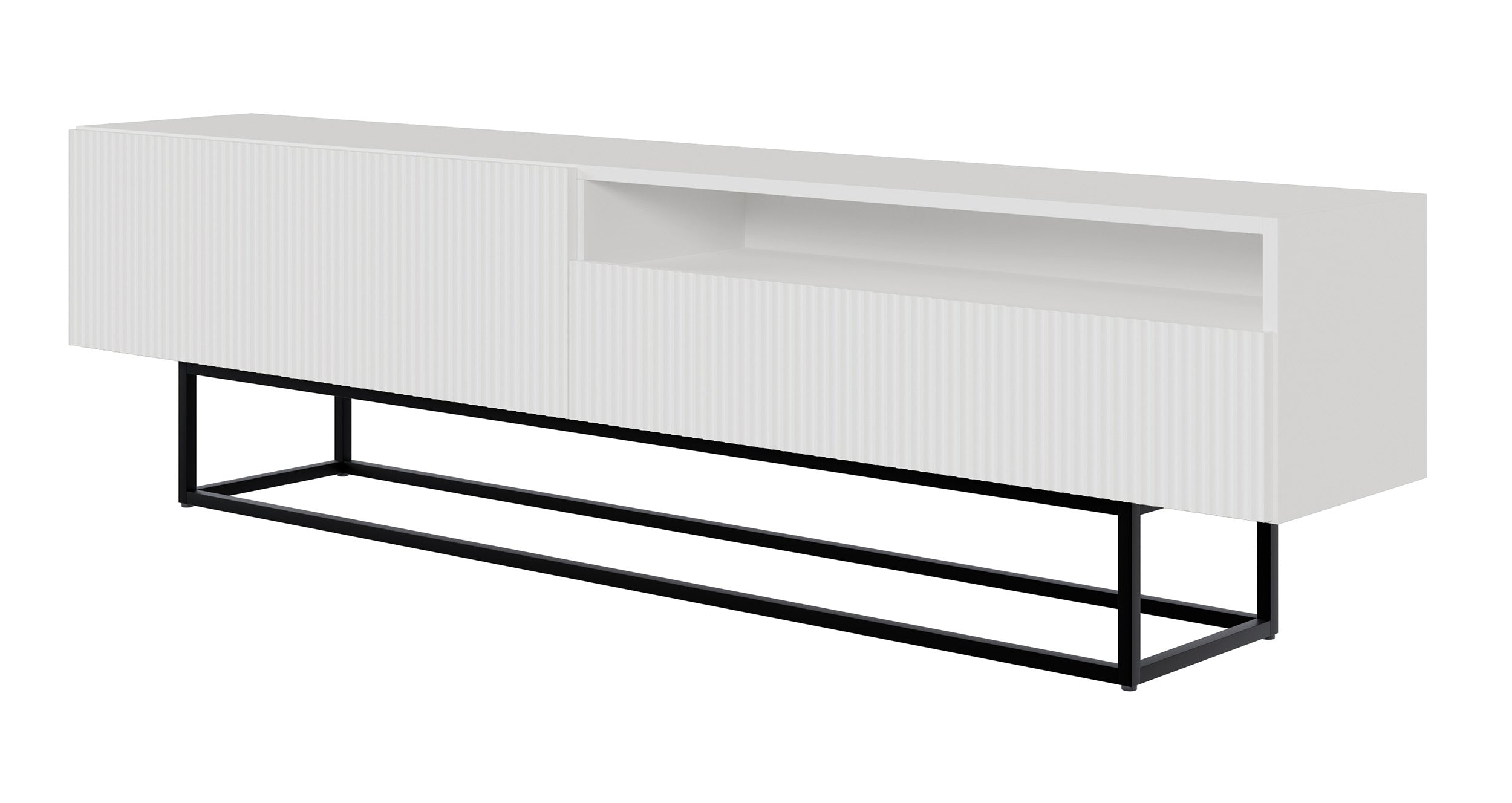 selsey-veldio-tv-schrank-175-cm-wei-gefr-ste-front-nische-schwarze-beine image 6