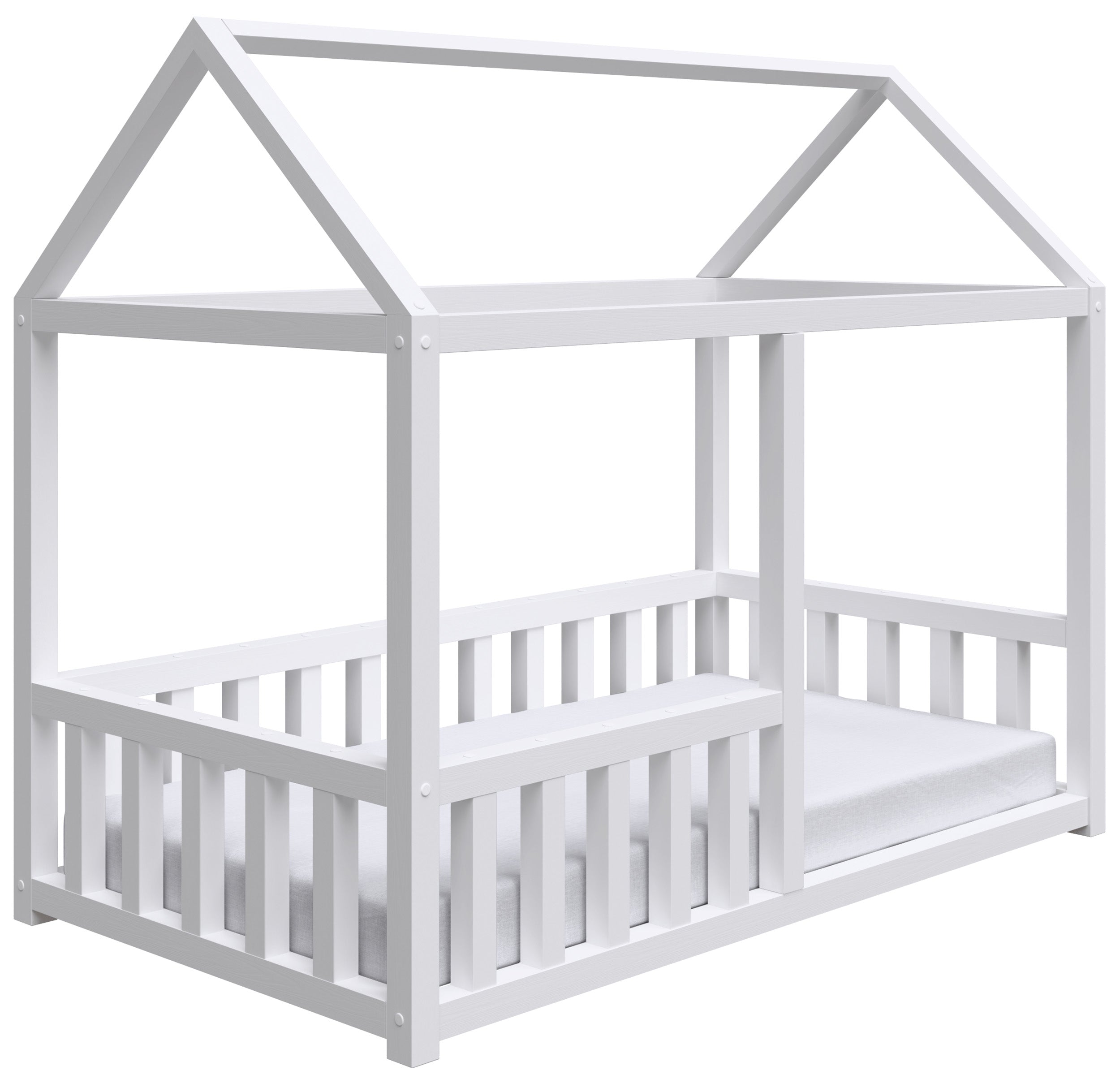 selsey-vistena-hausbett-75x160-cm-mit-matratze-wei image 1