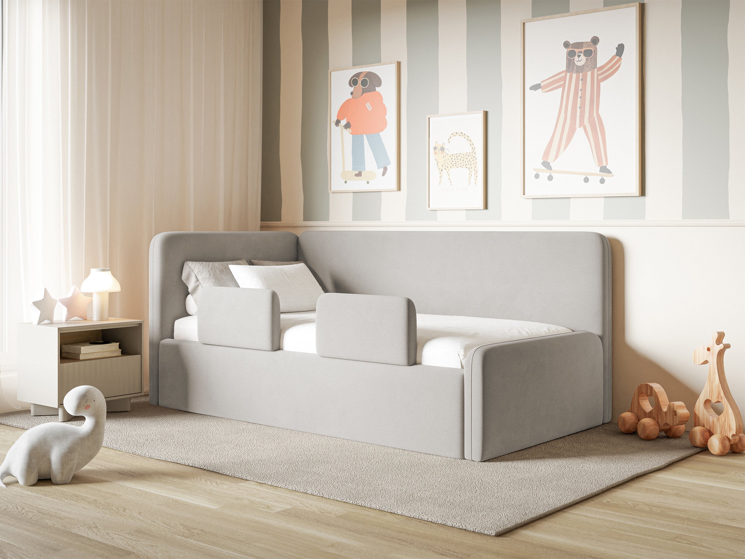 selsey-fanklo-jugendbett-120x200-cm-links-mit-matratze-und-stauraum-hellgrauer-s image 2