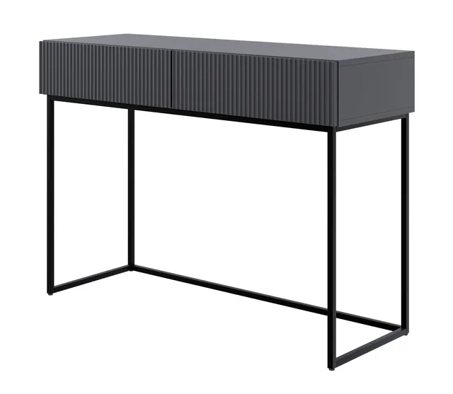 selsey-veldio-schminktisch-toilettentisch-110-cm-schwarz-mit-2-schubladen image 1