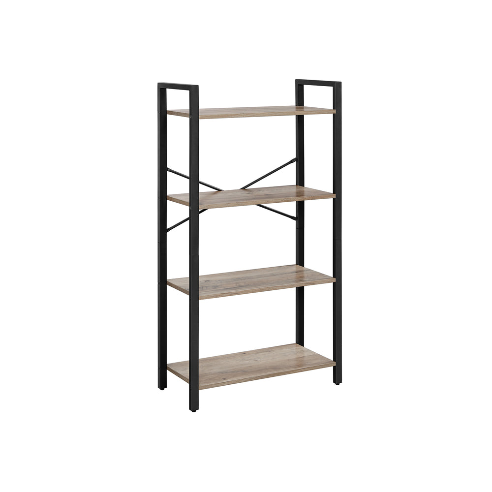 vasagle-b-cherregal-4-ebenen-120-cm-standregal-greige-schwarz-mit-stahlgestell image 3
