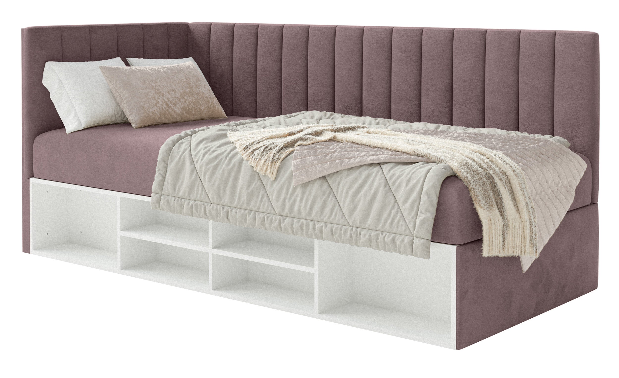 selsey-ventrio-jugendbett-90x200-cm-linksseitig-mit-stauraum-und-regalen-violett image 4