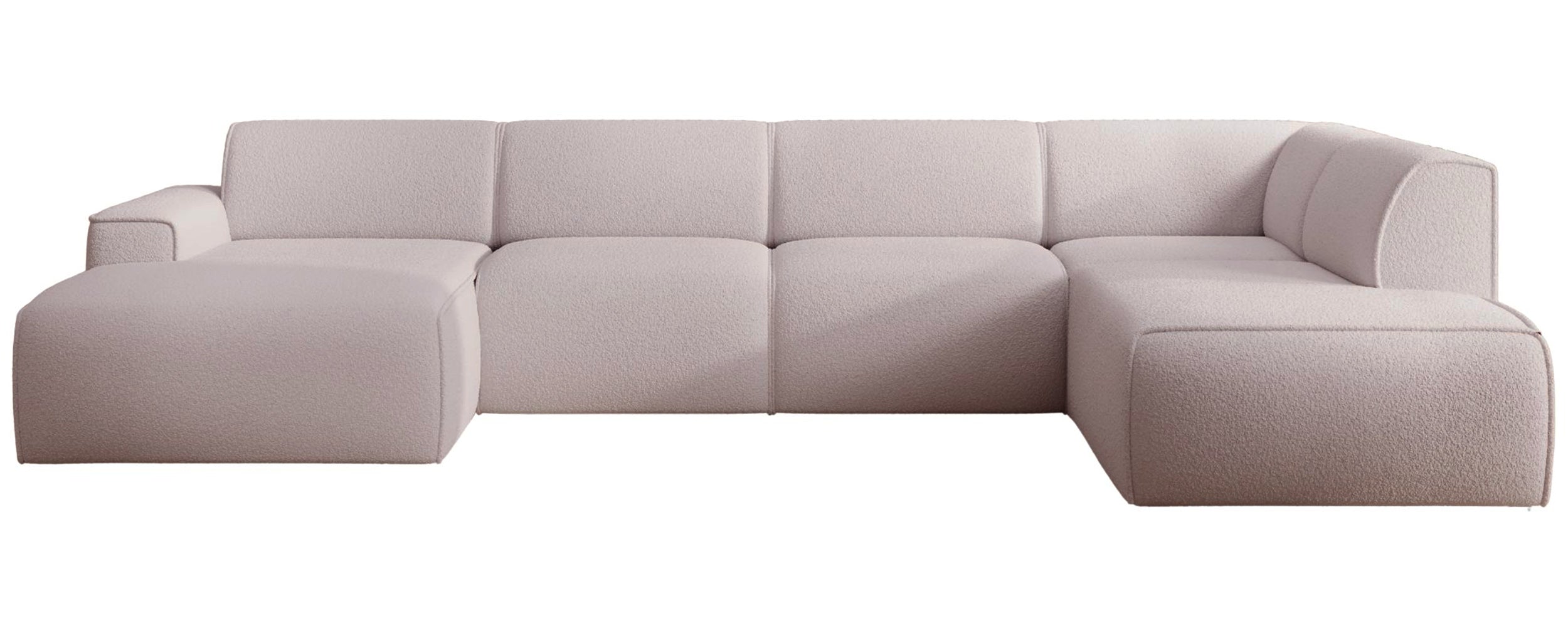 selsey-bouvi-ecksofa-u-f-rmig-rechts-in-beige-boucl-wohnlandschaft image 1
