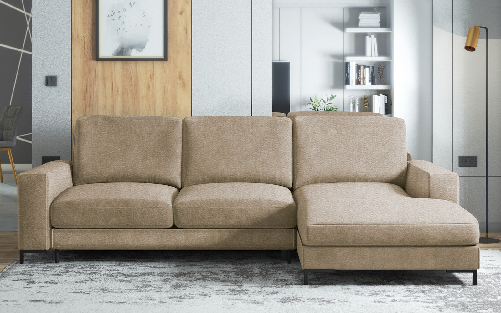 selsey-mokpeo-ecksofa-mit-schlaffunktion-rechts-l-form-beige-pflegeleichter-stof image 2