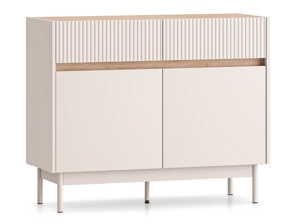 selsey-dunea-zweit-rige-kommode-mit-2-schubladen-104-cm-kaschmir-eiche image 1