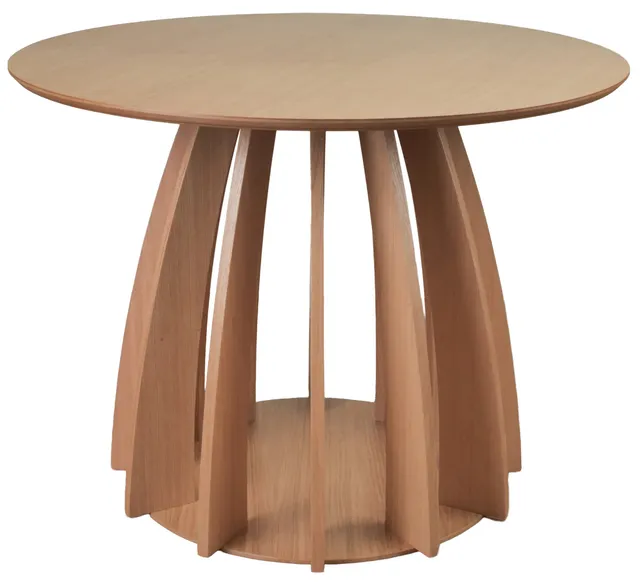 selsey-diciffy-runder-esstisch-100-cm-natur-eichenfurnier-ausziehbar image 1