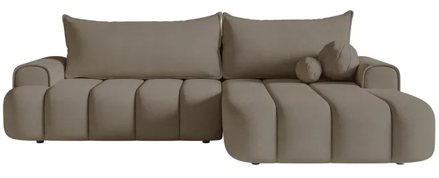 selsey-dandelino-ecksofa-l-rechts-mit-schlaffunktion-und-stauraum-dunkelbeige-sa image 1