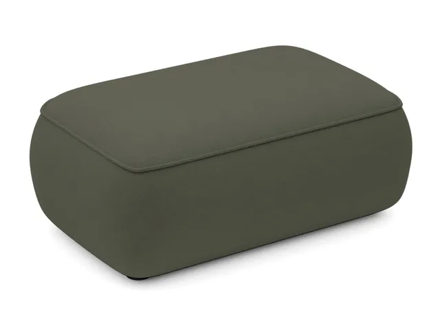 selsey-ovo-hocker-pouf-aus-velours-olivgr-n-leicht-zu-reinigen image 1