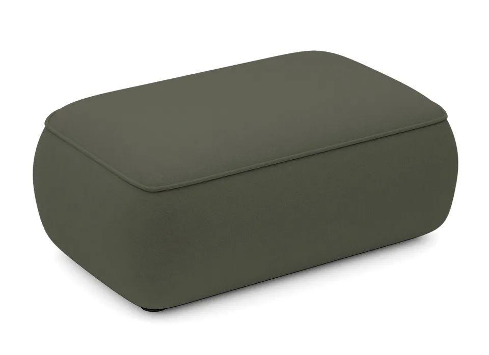 selsey-ovo-hocker-pouf-aus-velours-olivgr-n-leicht-zu-reinigen image 1