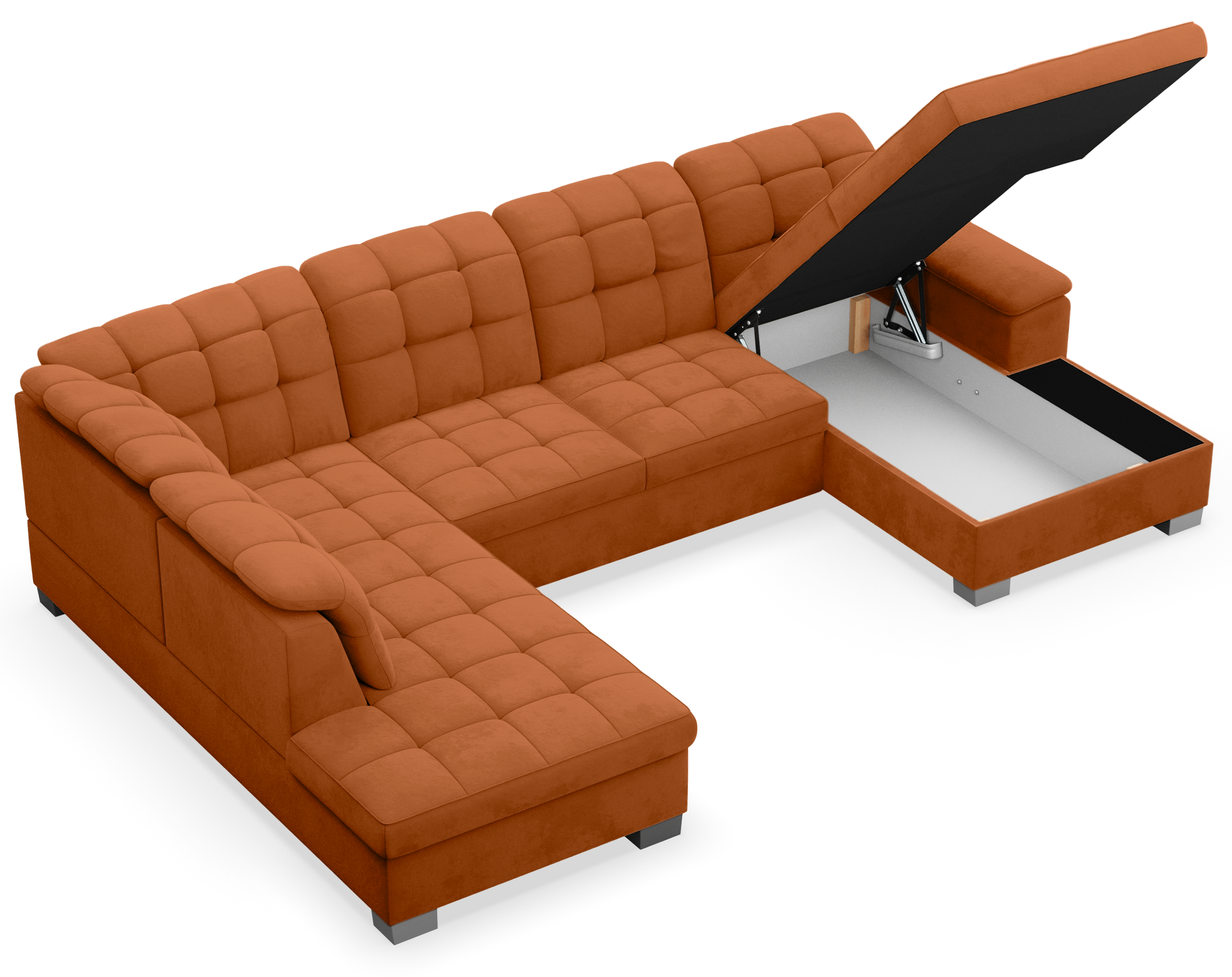 selsey-jamaal-ecksofa-u-form-rechts-mit-schlaffunktion-und-stauraum-kupfer-samt image 6