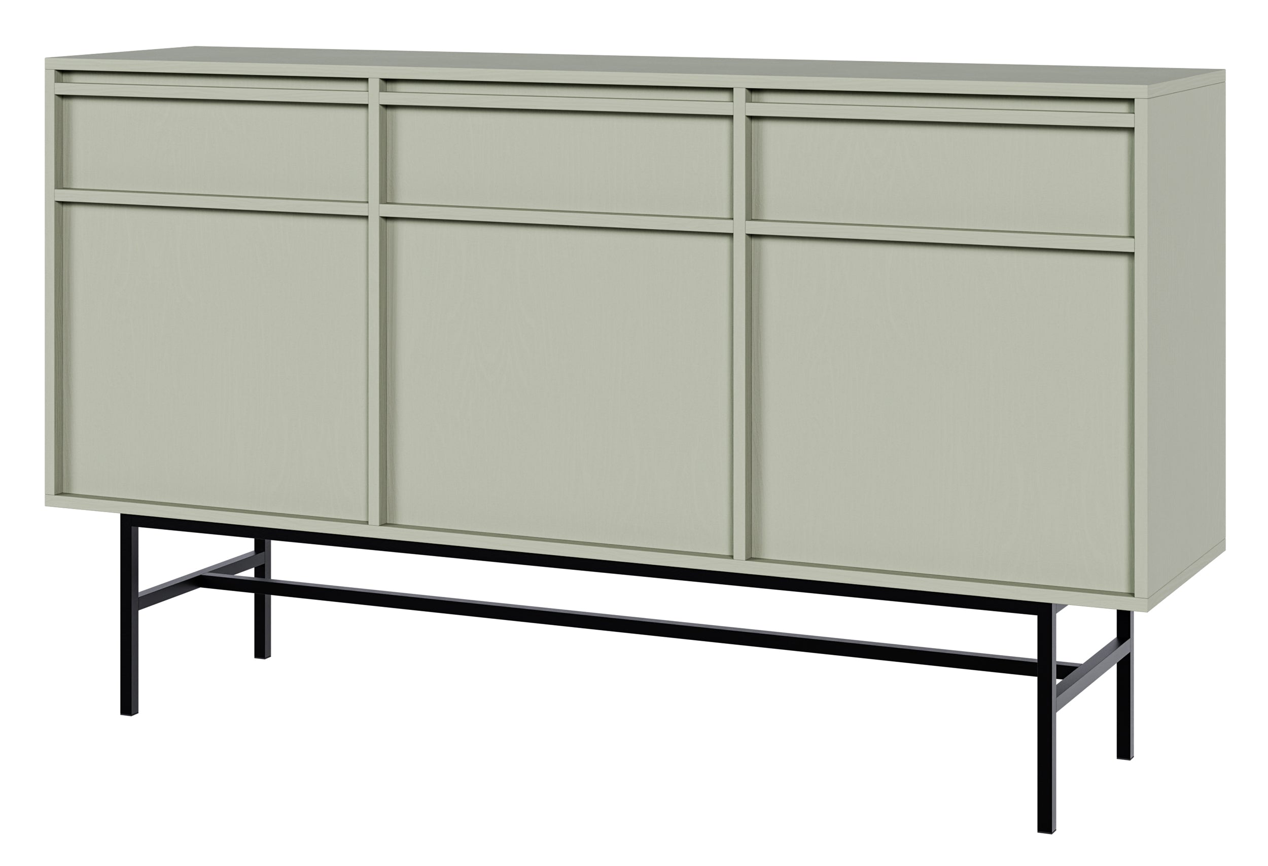 selsey-evo-dreht-r-kommode-154-cm-mit-schubladen-salbeigr-n image 1