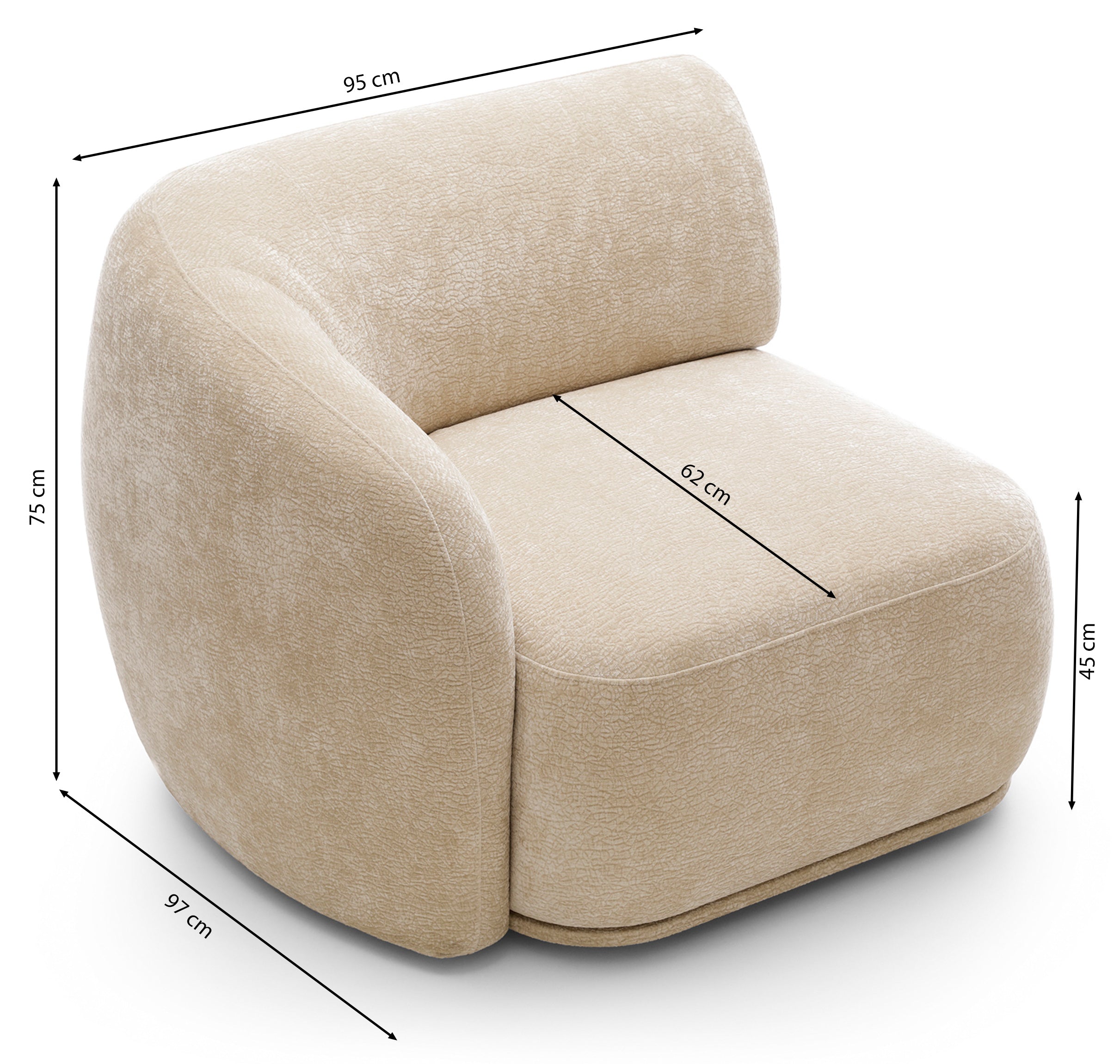 selsey-bommo-einzelmodul-links-creme-chenille image 7