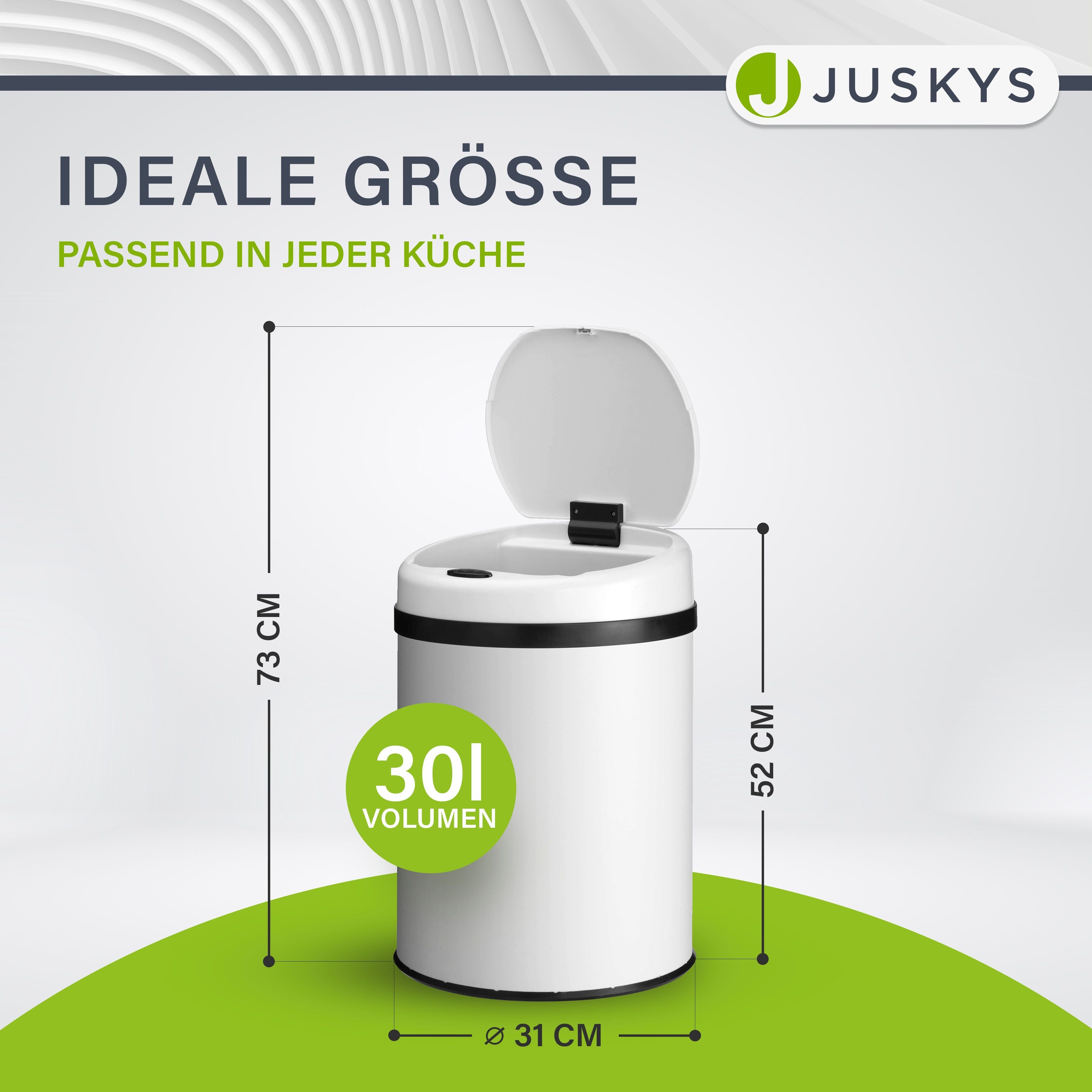 juskys-m-lleimer-rund-mit-sensor-automatik-deckel image 2