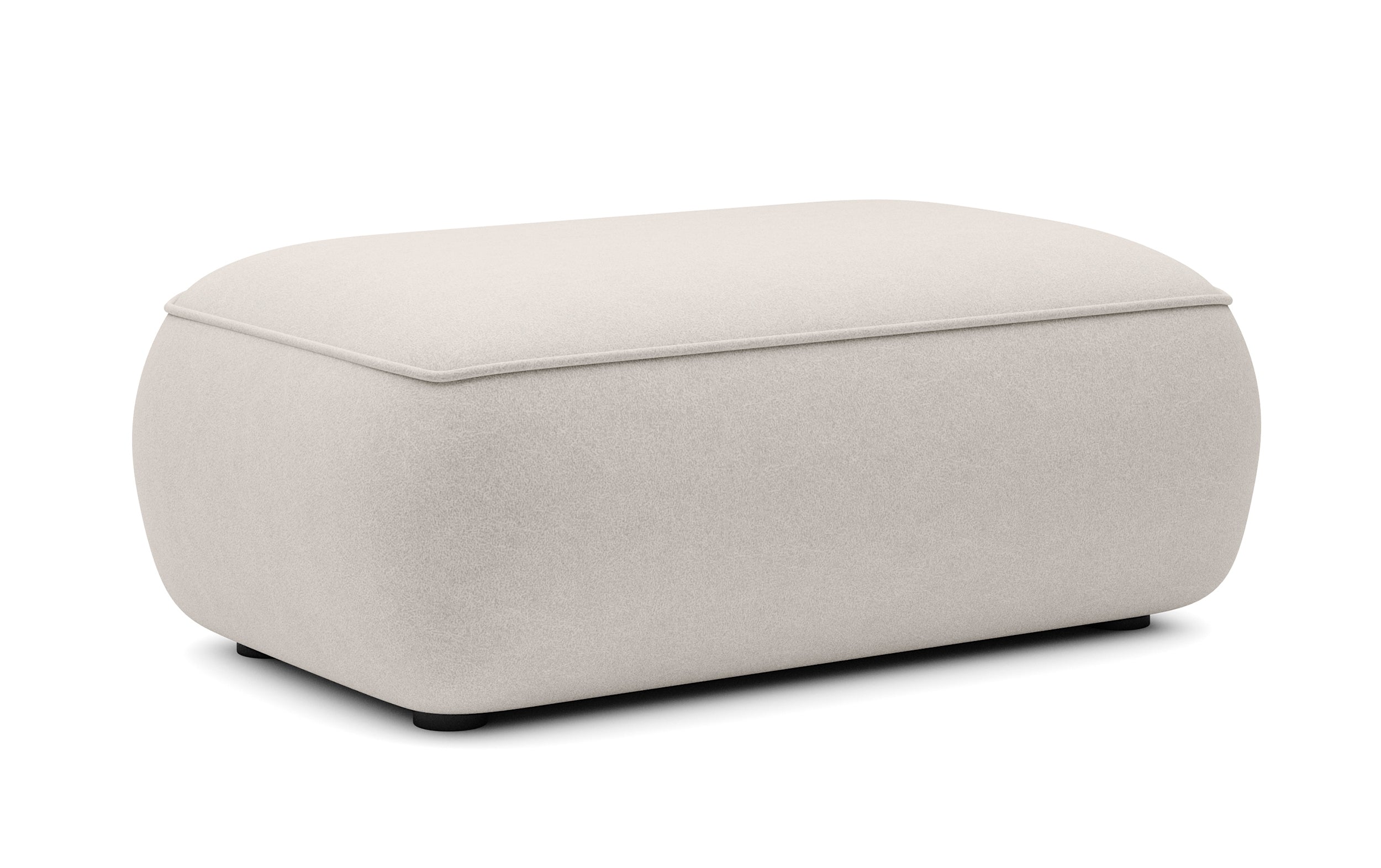 selsey-ovo-hocker-pouf-cremiger-samt-pflegeleicht image 3