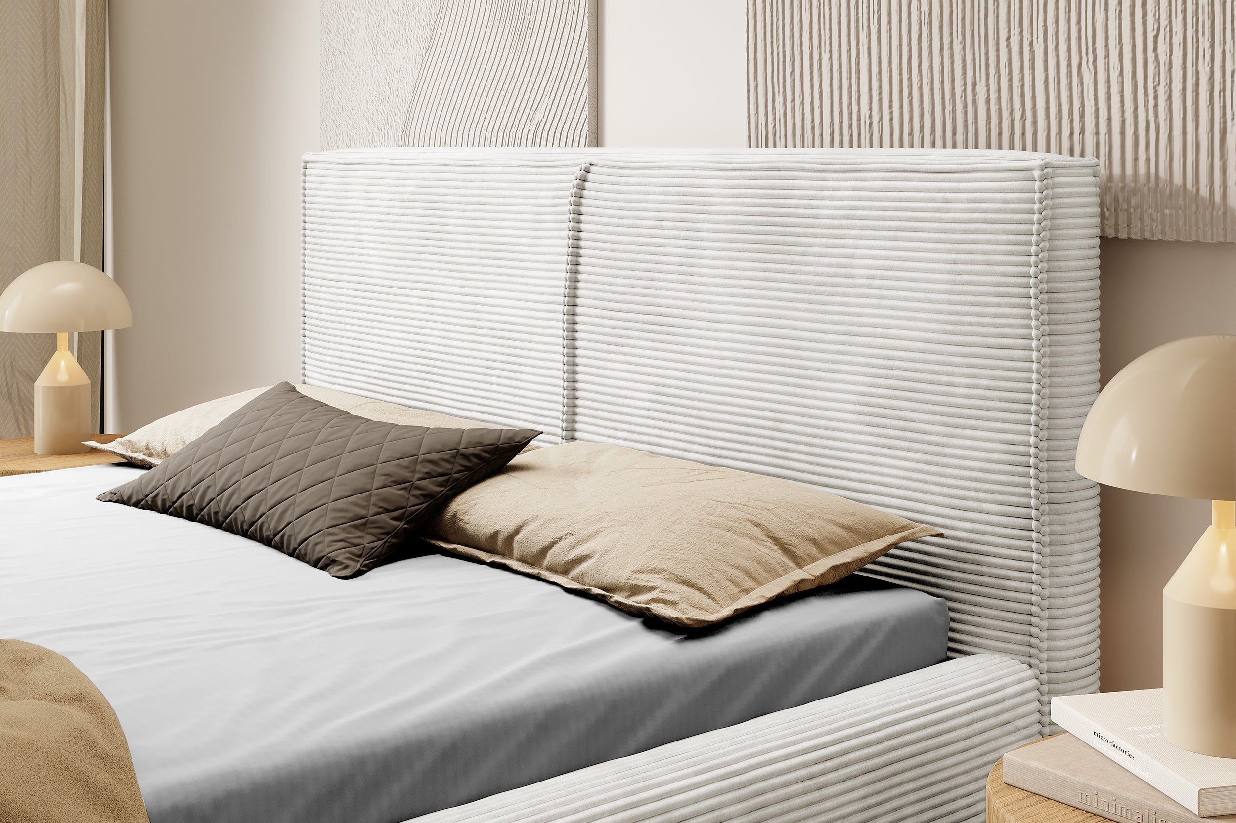selsey-polsterbett-farese-140x200-cm-mit-stauraum-grau-beige-cord image 5