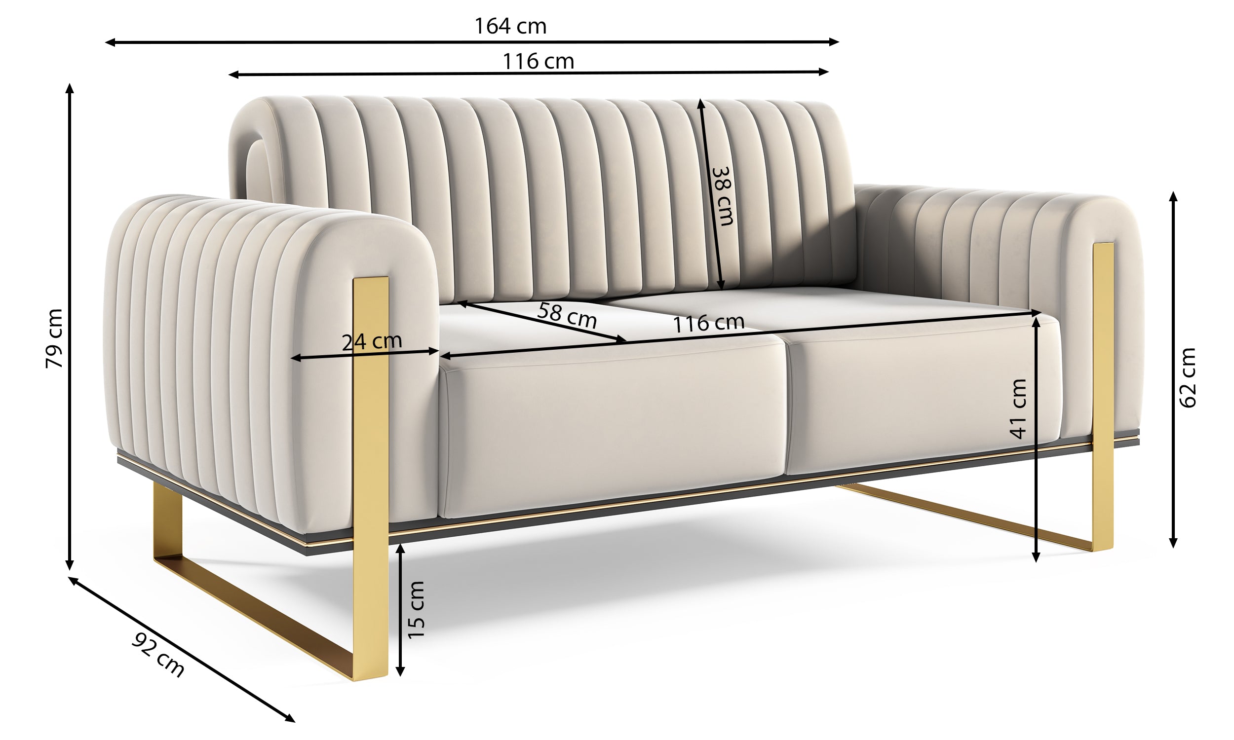 selsey-parissa-zweisitzer-sofa-rosa-samt-schwarze-beine image 5