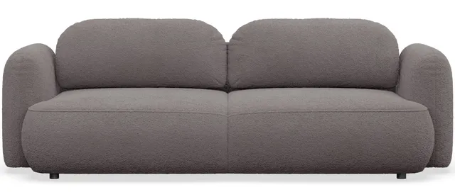 selsey-tvoya-3-sitzer-schlafsofa-ausklappbar-graubrauner-boucl image 1