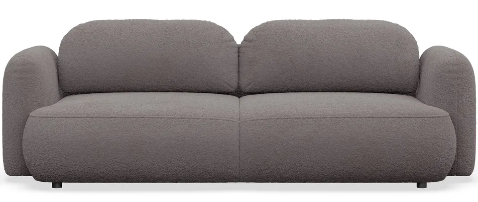 selsey-tvoya-3-sitzer-schlafsofa-ausklappbar-graubrauner-boucl image 1