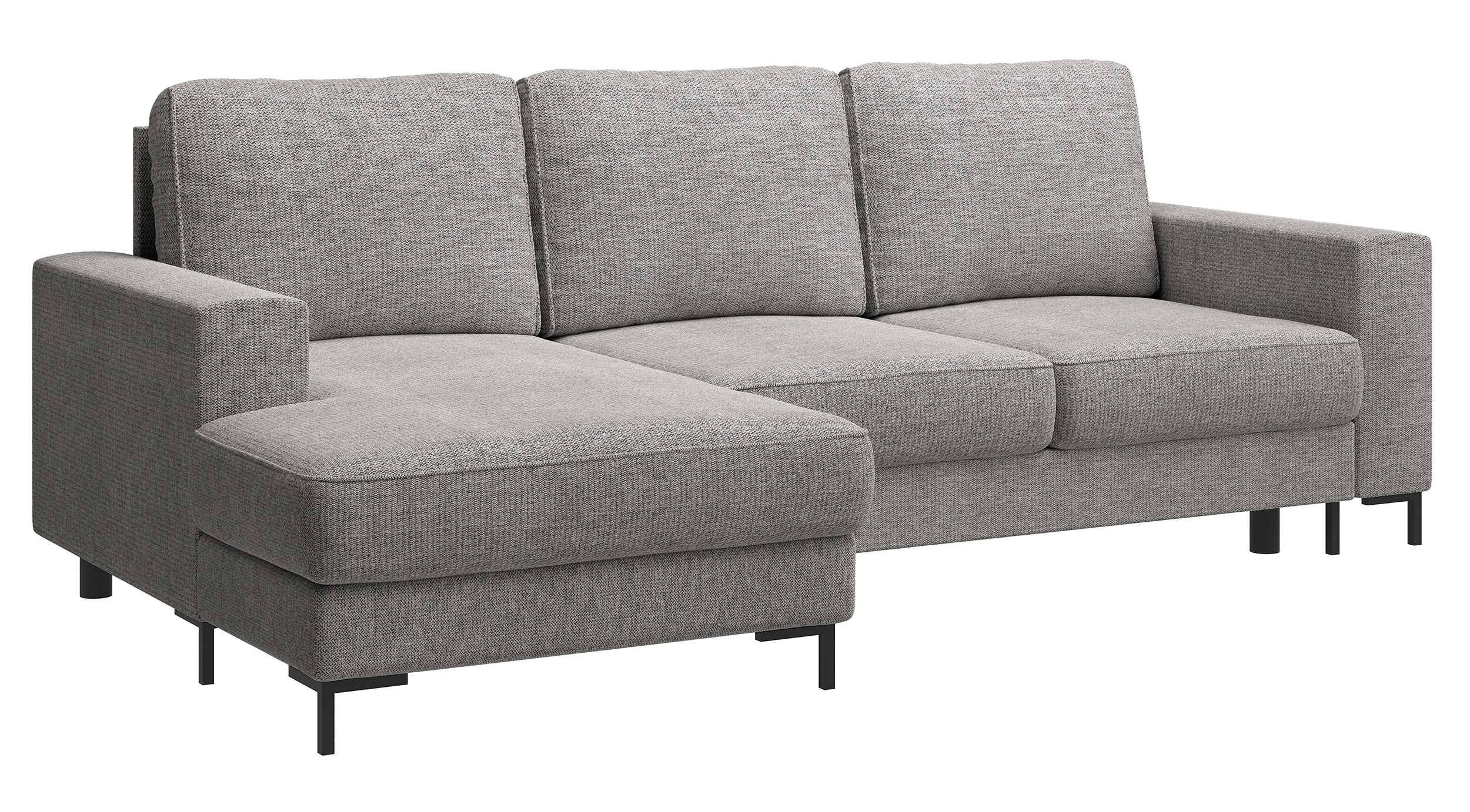 selsey-mokpeo-ecksofa-mit-schlaffunktion-l-f-rmig-linksseitig-grauer-chenille-mi image 1