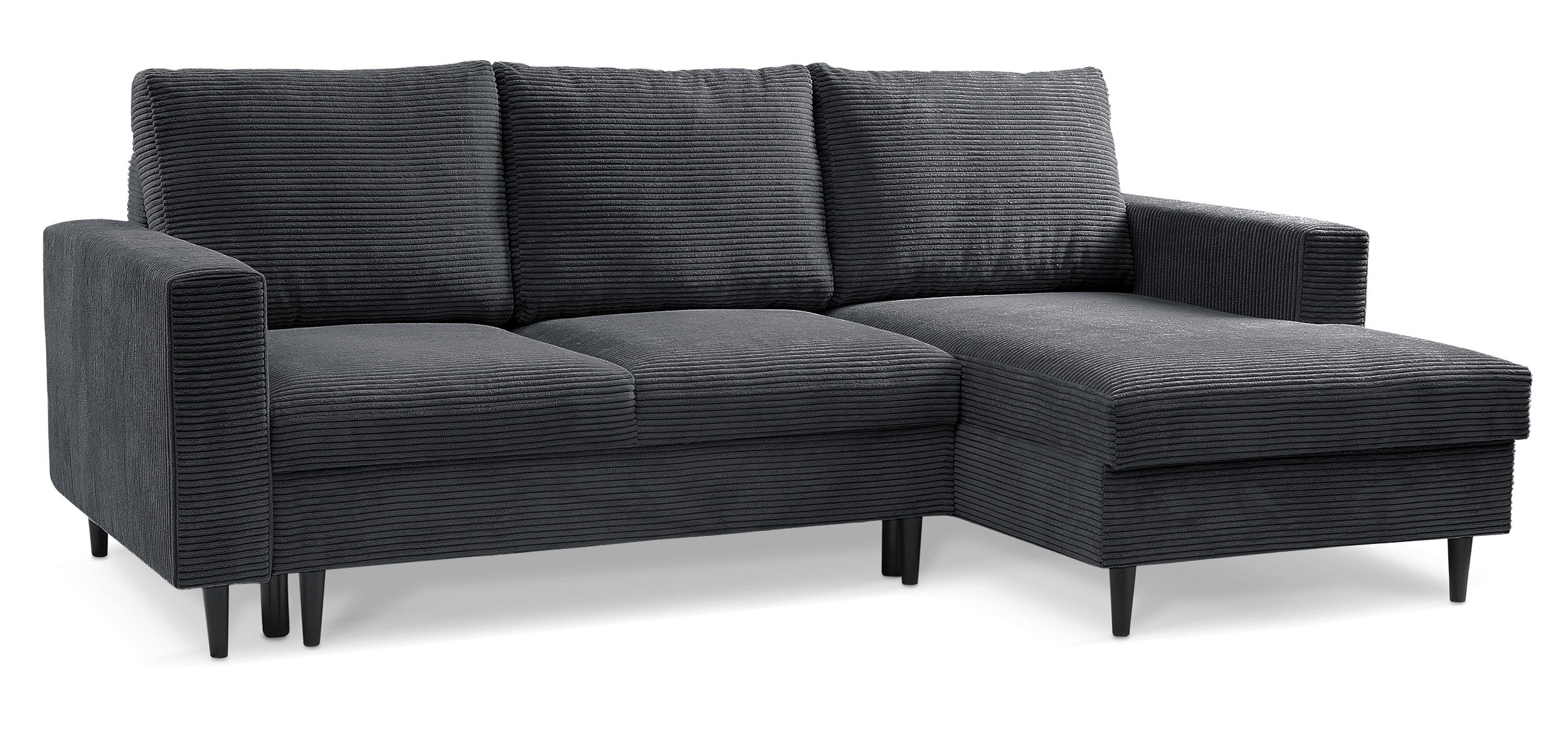 selsey-nalika-ecksofa-l-f-rmig-mit-schlaffunktion-und-stauraum-dunkelgrauer-cord image 3