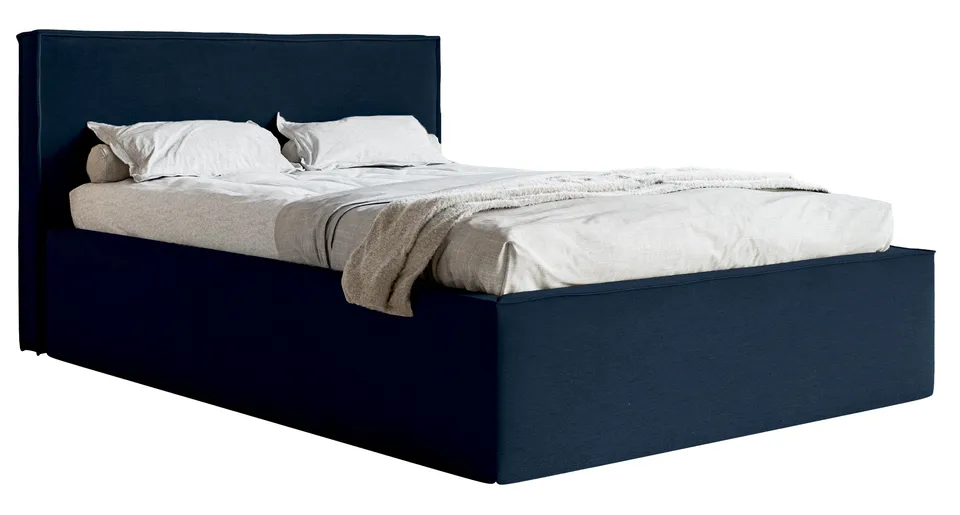 selsey-lucera-polsterbett-160x200-cm-mit-stauraum-marineblauer-velours-wasserabw image 1